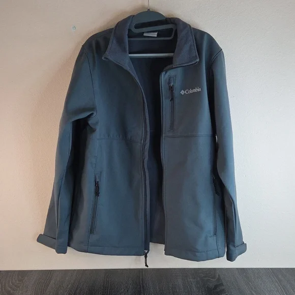 Columbia Ascender Mens M Soft Shell Jacket. Graphite Gray. Ultimate Warmth - Picture 3 of 16